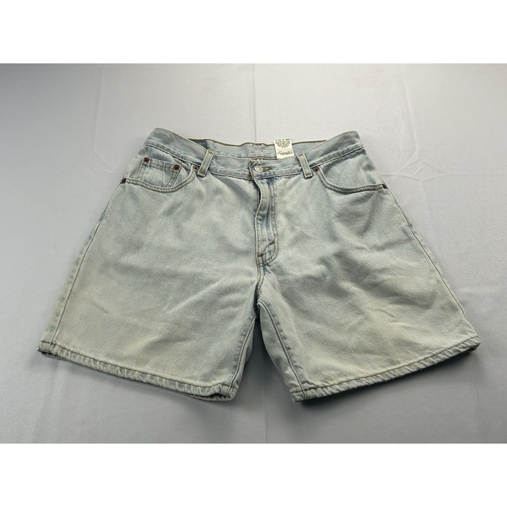 Levi's 550 Denim Shorts Women's 12 Light Wash Mom Jean Y2K Vintage Retro